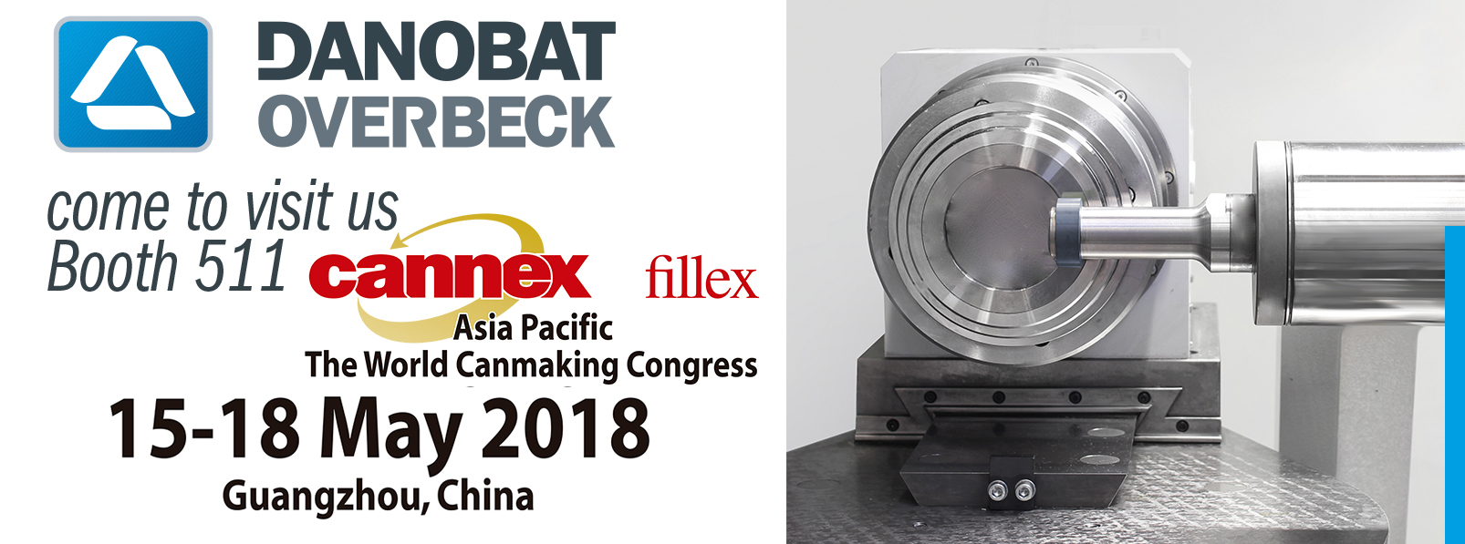 RECTIFICADORAS DE ALTA PRECISIÓN DANOBAT-OVERBECK EN LA FERIA CANNEX 2018