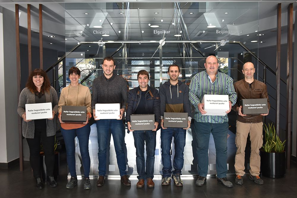 Ganadores del concurso realizado el Día del Euskera