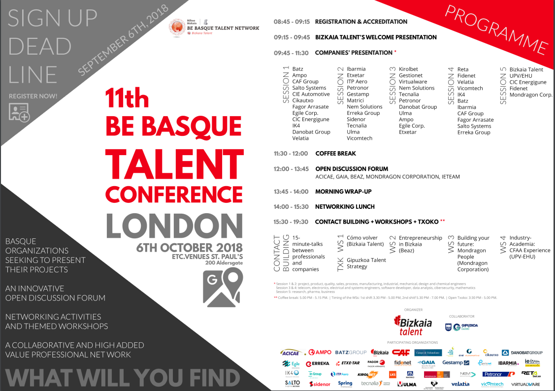 DANOBATGROUP will be in London to present its scheme for professional development