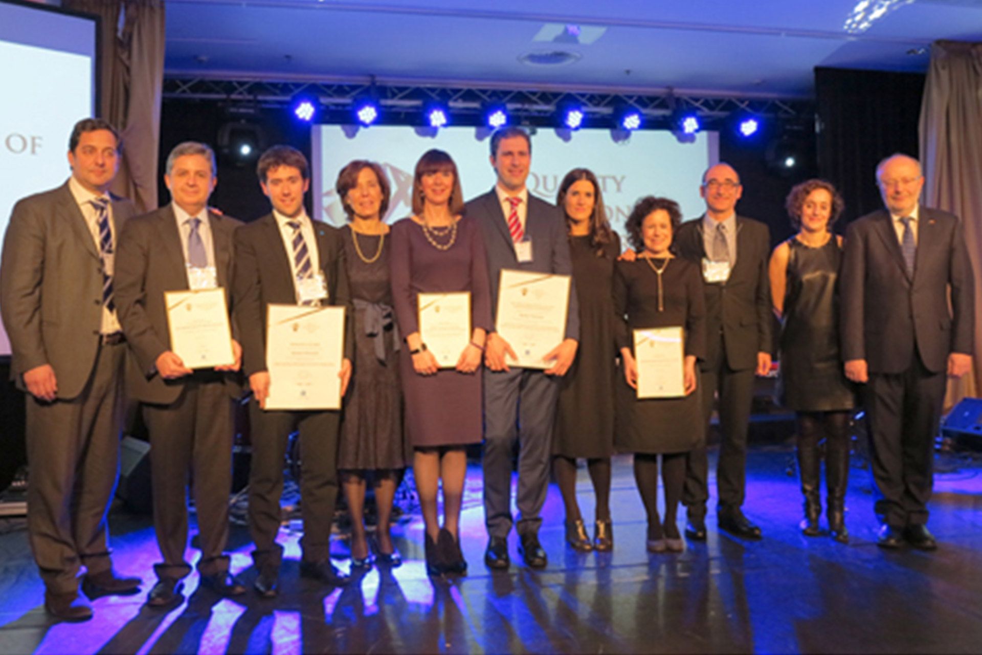 "European quality of innovation of the year" eta "Best of industry"