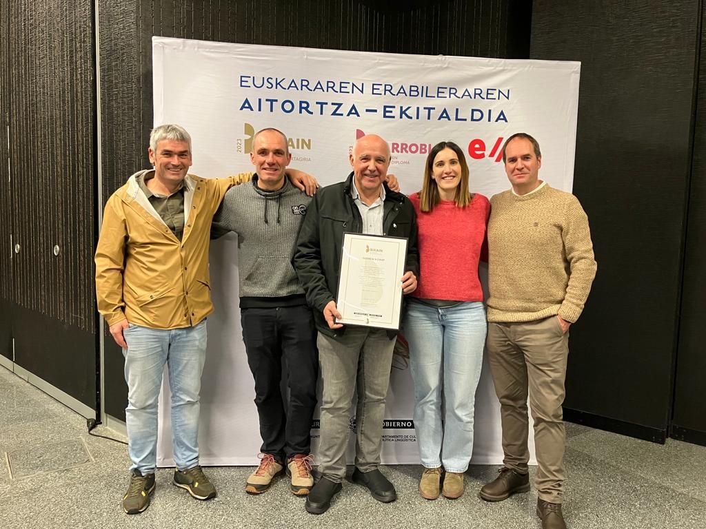 Goimek obtiene el certificado de calidad en la gestión lingüística Bikain de oro